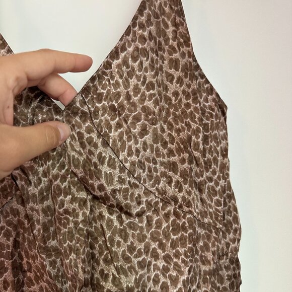 Catherine Tank Elegant Leopard - Leopard Silk Tank Top - Picture 6 of 9